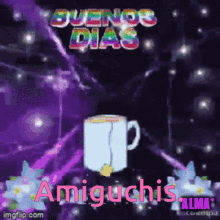 Buenos Dias Amiguchis GIF - Buenos Dias Amiguchis Cafe GIFs
