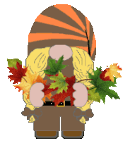 Autumn Gnome Sticker - Autumn Gnome Stickers