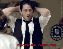 Richard Rankin Emotional Overload GIF - Richard Rankin Emotional Overload Shock GIFs