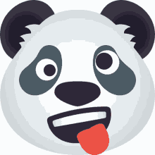 wacky panda joypixels silly crazy