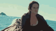 Noemie Merlant Portrait Of A Lady On Fire GIF - Noemie Merlant Portrait Of A Lady On Fire Sailing GIFs