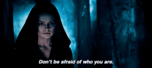 Star Wars Dark Rey GIF - Star Wars Dark Rey Dont Be Afraid Of Who You Are GIFs