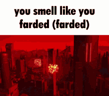 meme invincible farded you smell like you farded