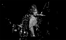 Roger Meddows Taylor Drummer GIF - Roger Meddows Taylor Drummer Musician GIFs