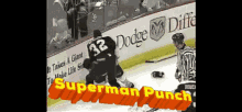 philadelphia flyers craig berube superman punch hockey fights
