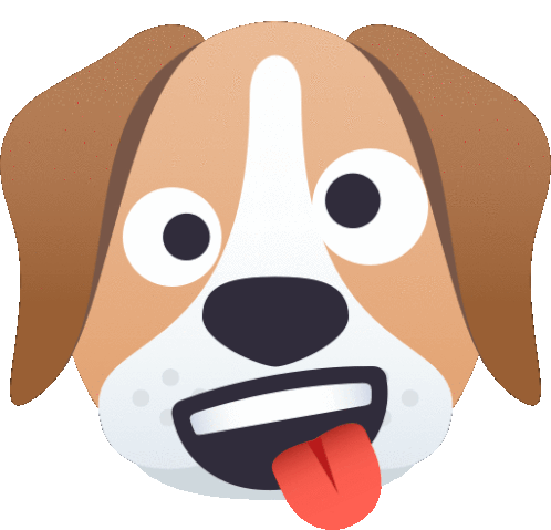 Wacky Dog Sticker - Wacky Dog Joypixels Stickers