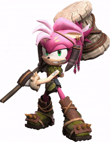 thorn rose amy rose sonic prime sonic forces speed battle artwork