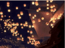 disney lights lanterns tangled ship