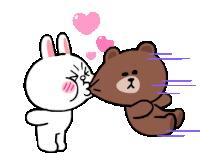 Cony Cony And Brown Sticker - Cony Cony And Brown Brown Stickers