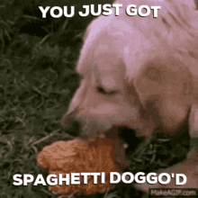 Spaghetti Dog GIF