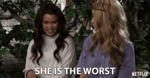 She Is The Worst Paris Berelc GIF