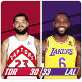 Toronto Raptors (30) Vs. Los Angeles Lakers (33) First-second Period Break GIF - Nba Basketball Nba 2021 GIFs