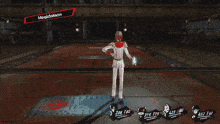 a video game is being played where a character has a score of 728