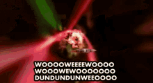 a blurred image of a flower with the words woooo weeeeewoooo woooo weeeeewoooo dundundunweeooo