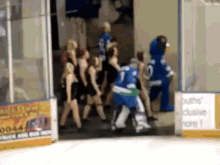 Goalie Does The Wobble GIF - Goalie Dance Hockey GIFs