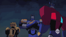transformers animated sentinel prime flies away