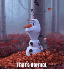 Thats Normal GIF - Thats Normal Frozen GIFs