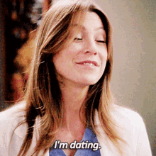 Greys Anatomy Meredith Grey GIF - Greys Anatomy Meredith Grey Im Dating GIFs