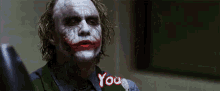 You Complete Me - Joker GIF - Joker You Complete Me Heath Ledger GIFs