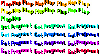 Plap Get Pregnant Sticker