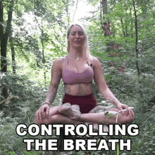 Controlling The Breath And Bringing The Calm Tracy Kiss GIF - Controlling The Breath And Bringing The Calm Tracy Kiss Calm Breaths GIFs