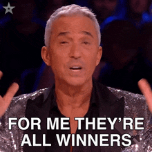 For Me Theyre All Winners Bruno Tonioli GIF - For Me Theyre All Winners Bruno Tonioli Britains Got Talent GIFs