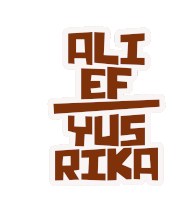 Aliefyusrika Sticker - Aliefyusrika Stickers