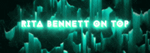 rita bennett on top is written on a blue background