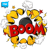 Miggi Boom Sticker - Miggi Boom Stickers