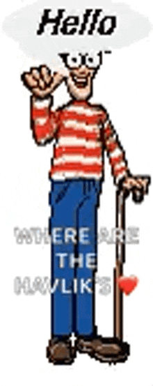 Waldo Wheres Waldo GIF - Waldo Wheres Waldo Hello GIFs
