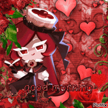 Good Morning Linzer Cookie GIF