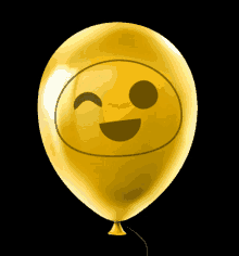 Balloon Smile GIF - Balloon Smile Winking GIFs