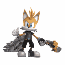 thumbs up tails nine sonic prime okay alright