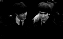 Paul Mccartney John Lennon Talking GIF - Paul Mccartney John Lennon Talking Happy GIFs
