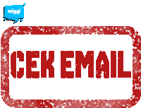 Miggi Cek Email Sticker - Miggi Cek Email Stickers