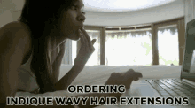 Wavy Hair Indique Hair GIF - Wavy Hair Indique Hair Online Hair Shopping GIFs