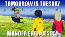 wonder egg priority wonder egg wonder egg tuesday tuesday anime