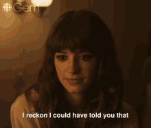 I Reckon I Could Have Told You That Marianne GIF - I Reckon I Could Have Told You That Marianne Normal People GIFs