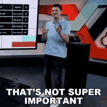 Thats Not Super Important Rene Butler GIF - Thats Not Super Important Rene Butler Overtakegg GIFs