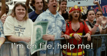 But I'M On Fire GIF - Help Help Me Im On Fire GIFs