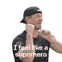 I Feel Like A Superhero Bradley Farquhar Sticker - I Feel Like A Superhero Bradley Farquhar Canadas Ultimate Challenge Stickers