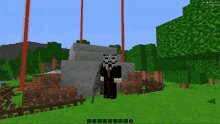 Anonymous Skin Minecraft Walking GIF - Anonymous Skin Minecraft Walking Rifle GIFs