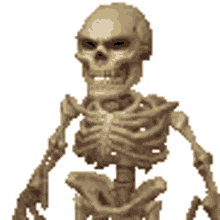 skeleton clap