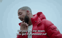 Stressed Out GIF - Drake Hotline Bling Music Video GIFs