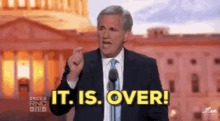 Kevin Mc Carthy It Is Over GIF - Kevin Mc Carthy It Is Over Serious GIFs