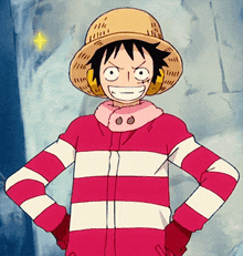 Luffy Smile GIF - Luffy Smile Proud GIFs