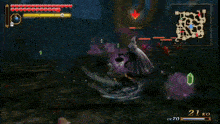 a screenshot of a video game with the number 21 on the bottom right