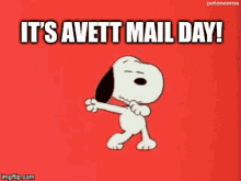 Avett Mail Its Avett Mail Day GIF - Avett Mail Its Avett Mail Day Snoopy GIFs