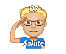 07 Salute GIF - 07 Salute Thank You For Your Service GIFs