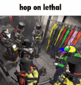 Lethal Company Hop On Lethal GIF - Lethal Company Hop On Lethal Lethal GIFs
